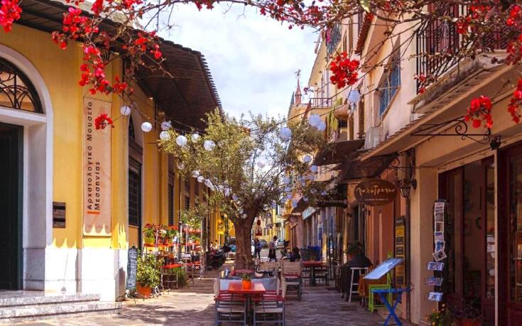 فيلا Avia Seaview Getaway - Konstantina'S Hidden Haven كالاماتا المظهر الخارجي الصورة