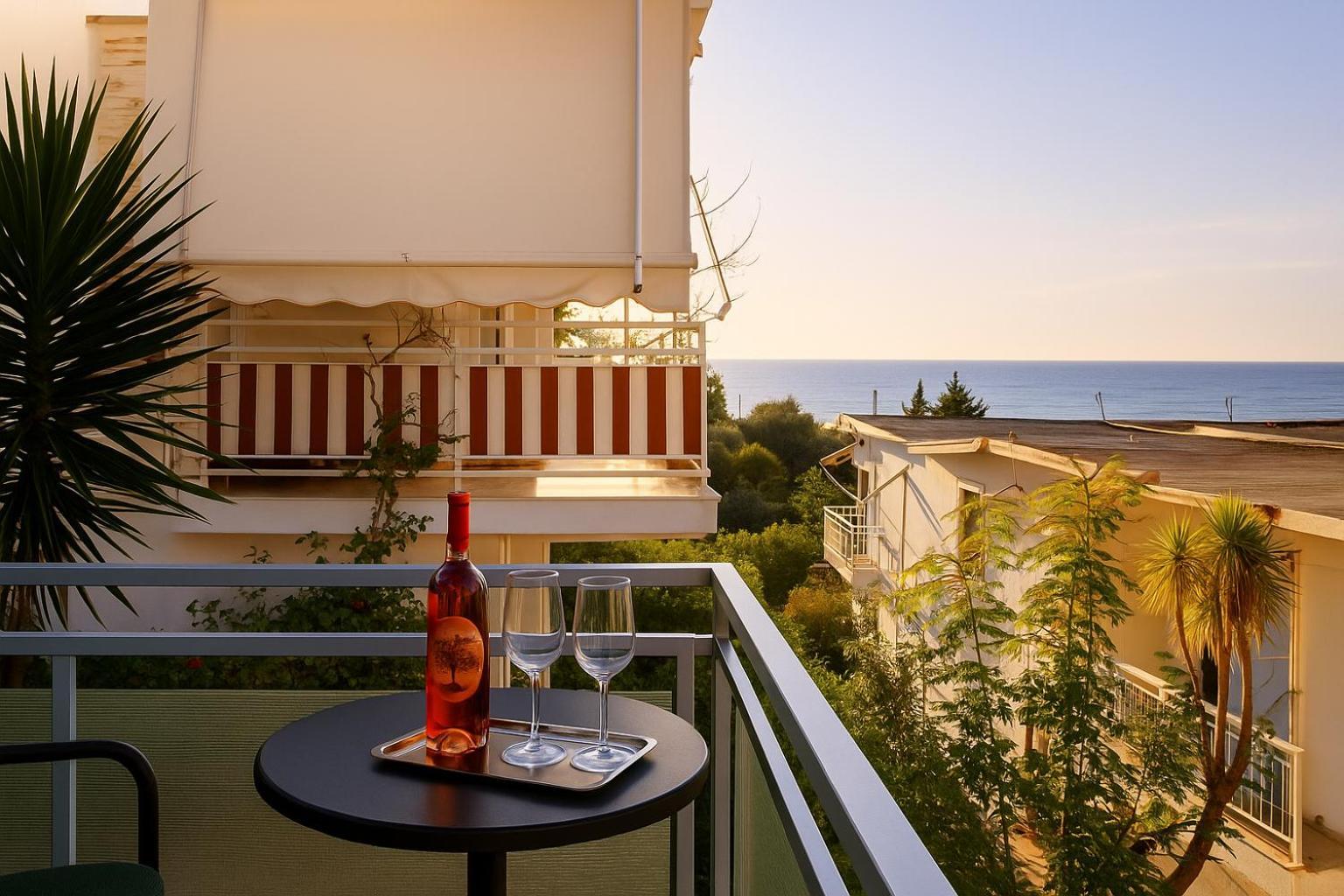 فيلا Avia Seaview Getaway - Konstantina'S Hidden Haven كالاماتا المظهر الخارجي الصورة